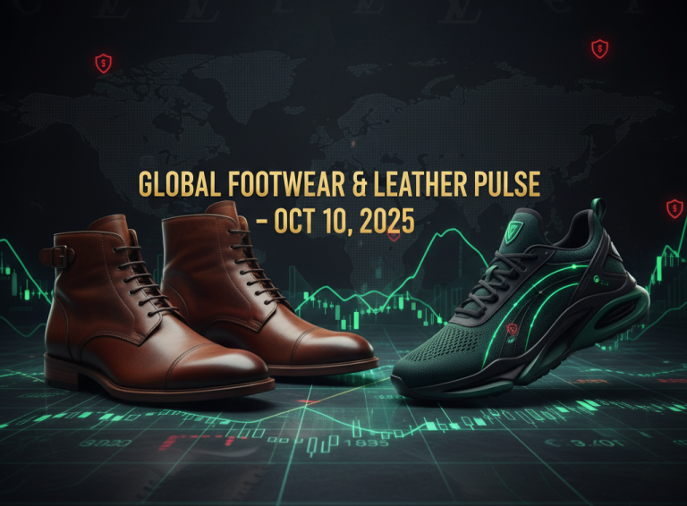Global Footwear & Leather Stock Pulse banner for Oct 10, 2025