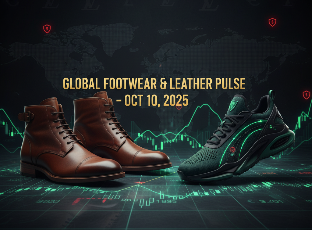Global Footwear & Leather Stock Pulse banner for Oct 10, 2025