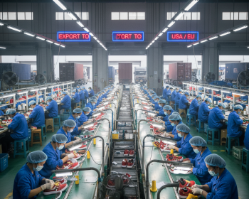 Chinese footwear manufacturing line for export