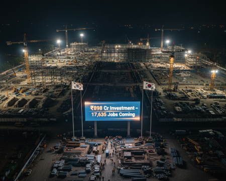 Hwaseung’s ₹898 crore non-leather footwear plant rising in India