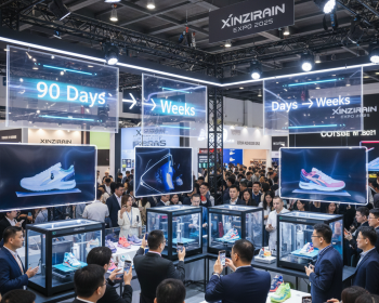 Xinzirain’s rapid-prototyping system live at Shoes & Bags EXPO 2025