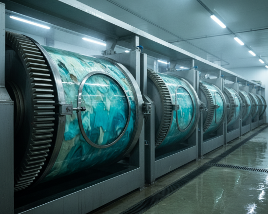 Chrome tanning drums