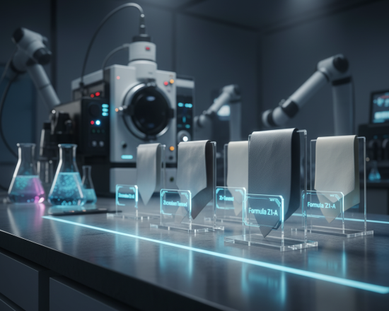 Zirconium-tanned leather samples