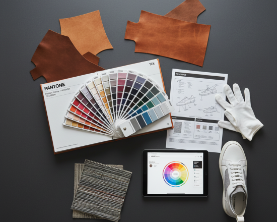 Global footwear supply chain relying on single Pantone TCX reference