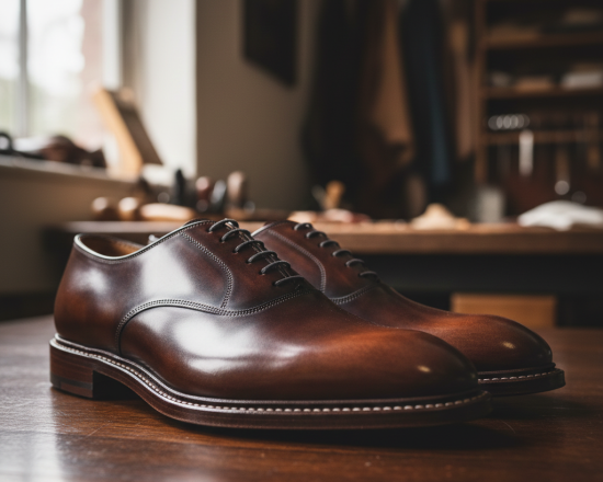 Final mirror polishing in the shoe room