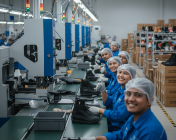 Growth in Indonesia's footwear manufacturing operations.