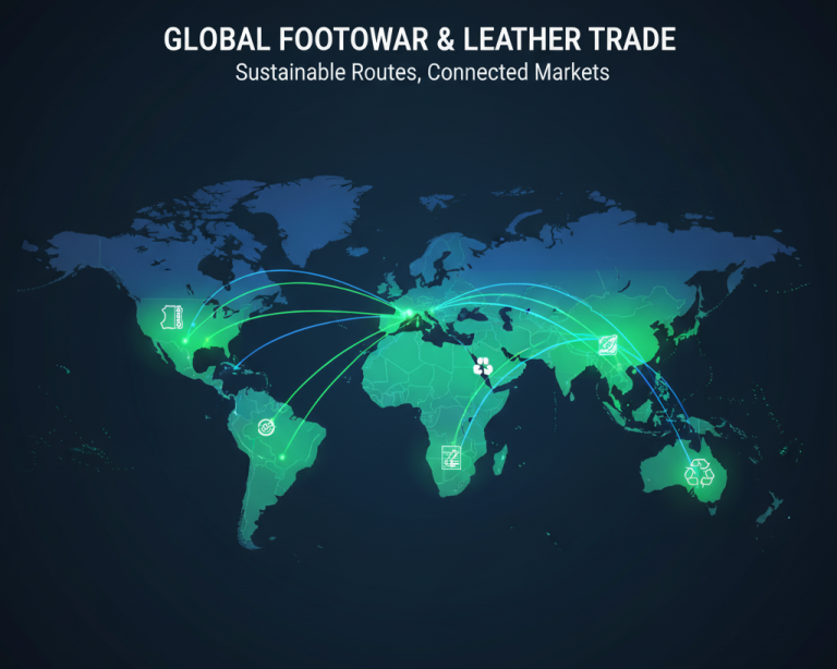 Global footwear and leather industry news highlights from November 2025, focusing on trade and sustainability trends