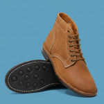 Veldtschoen stitchdown boot showing flanged upper and lockstitched sole