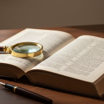 Open vintage medical dictionary representing foot anatomy glossary