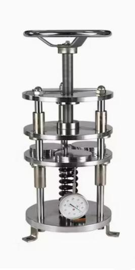 Midsole compression set testing for footwear