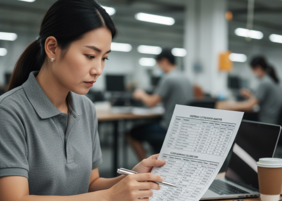 Calculating the Coefficient based on Skin Size, Upper Material, Size and Fitting