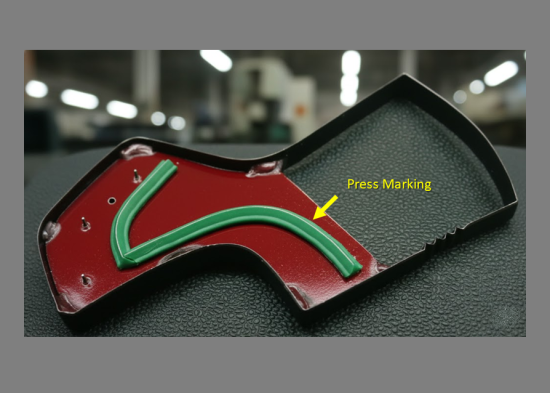 Cutting Dies with Indentation