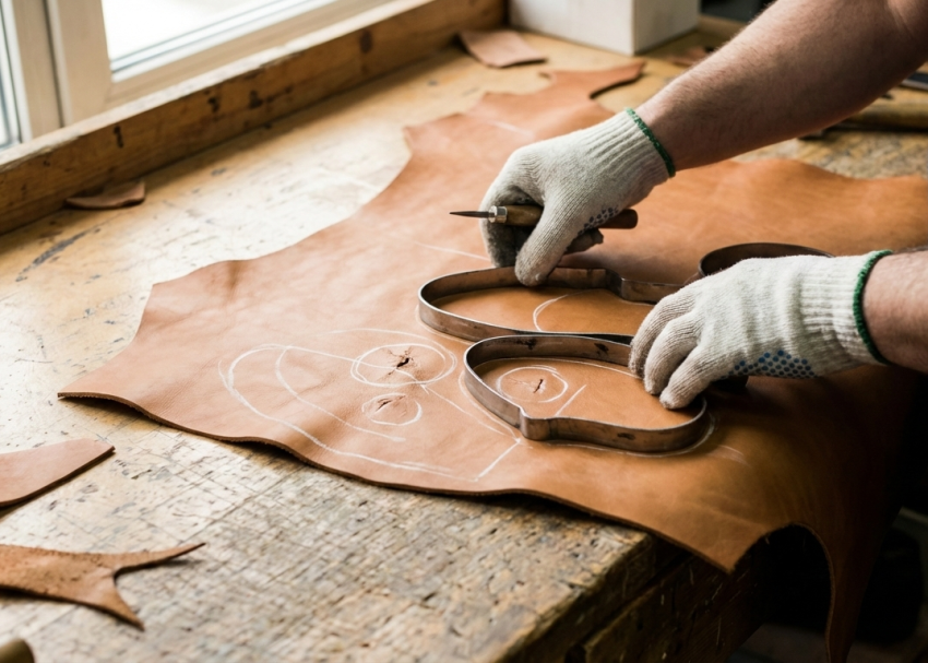 Best practices in leather cutting for footwear manufacturing