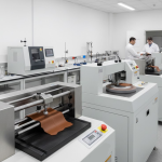 Footwear upper material testing laboratory