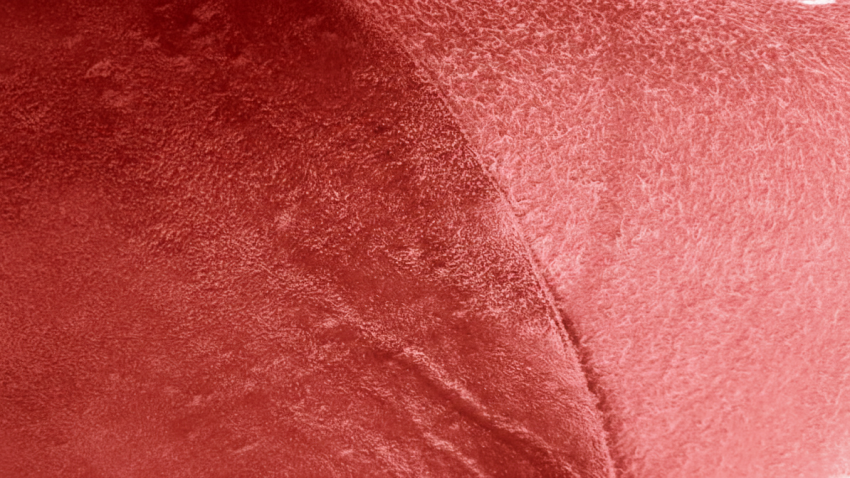 raw flesh side (right) vs moss-backed sealed flesh side (left) in unlined footwear leather