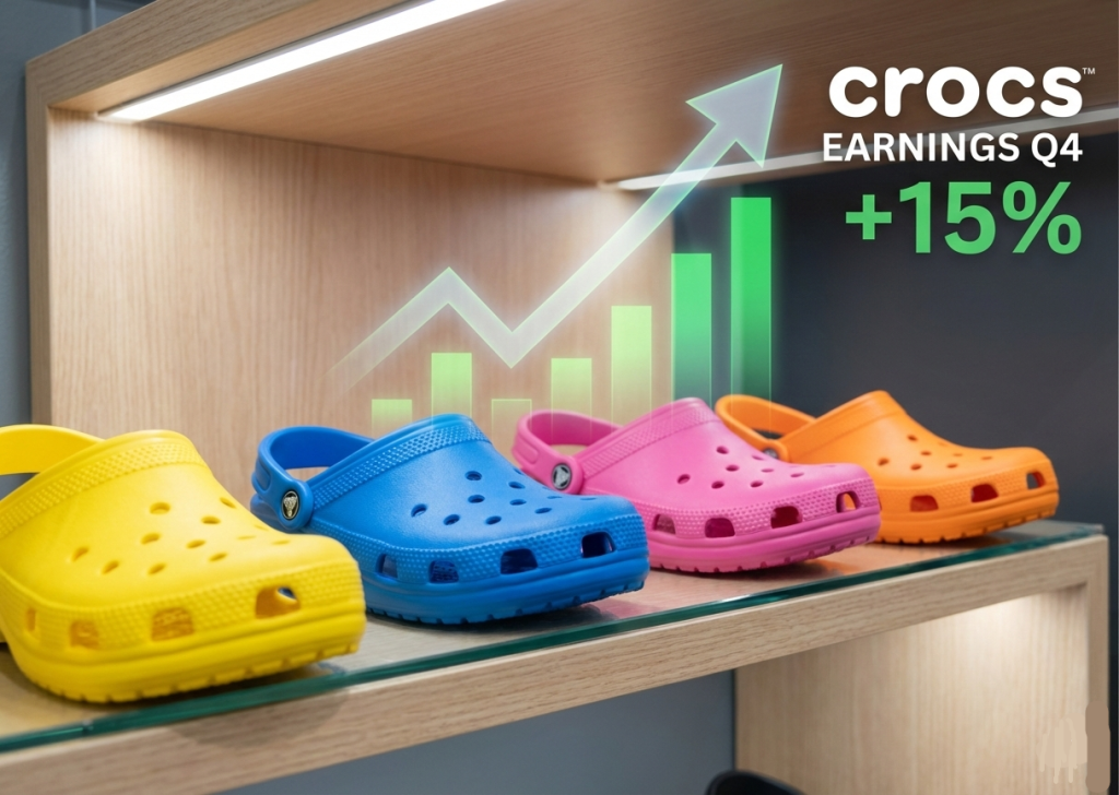 Crocs footwear after strong Q4 earnings