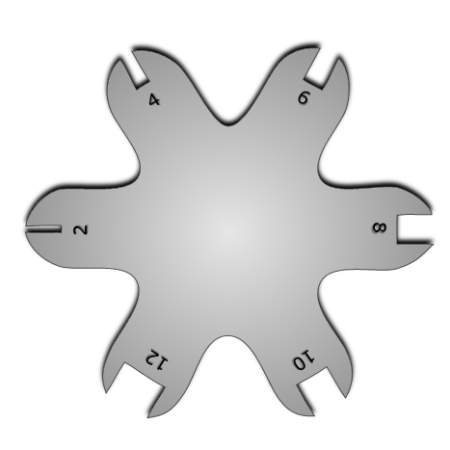 Seam Distance Gauge used in Upper Stitching