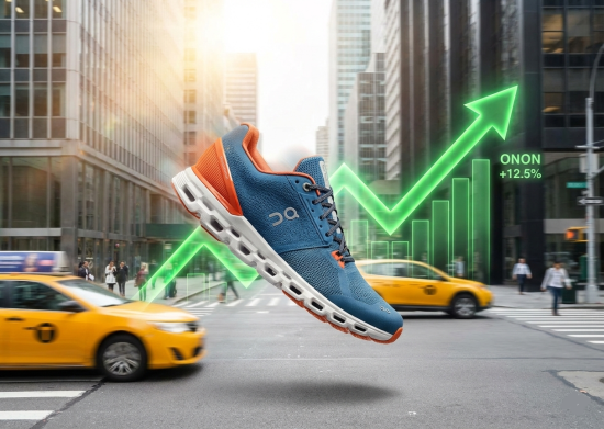 On Holding premium running shoes