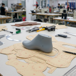 Footwear pattern grading process with last and graded patterns