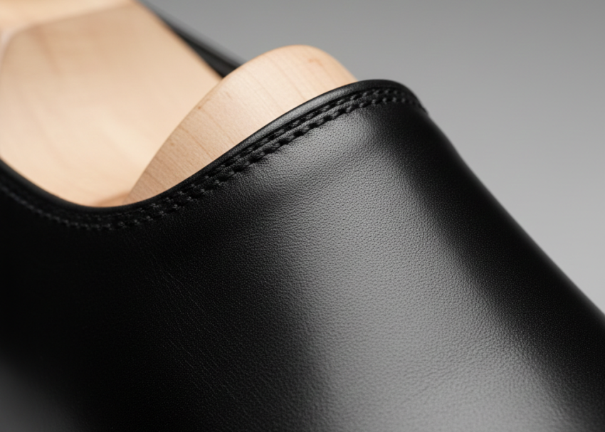 Footwear edge finishing techniques used in professional shoe manufacturing