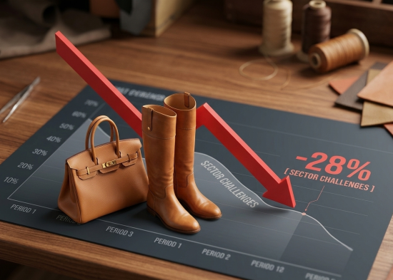 Leather goods facing market pressures.