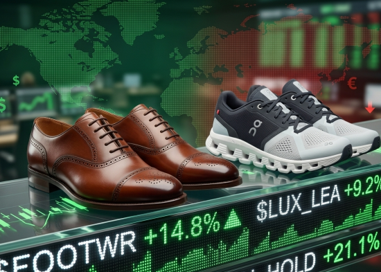 Leather and athletic footwear stocks gaining performance