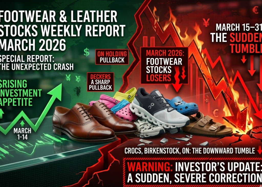 Footwear stocks losers March 2026 visualization