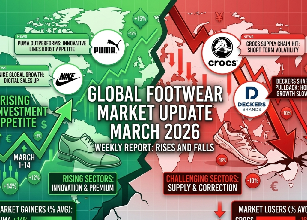 Global footwear leather news and stock movers map