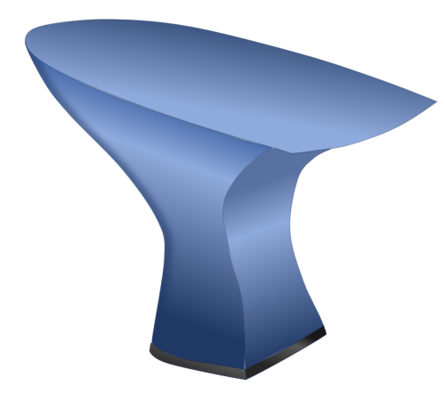 Cuban Heel used in Footwear