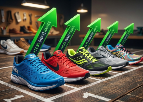 Athletic footwear stocks gaining momentum.