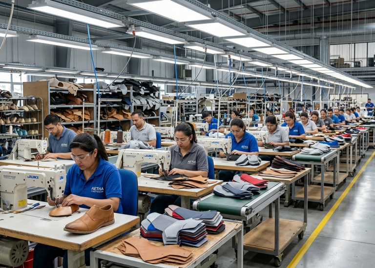 Upper Stitching Assembly Line