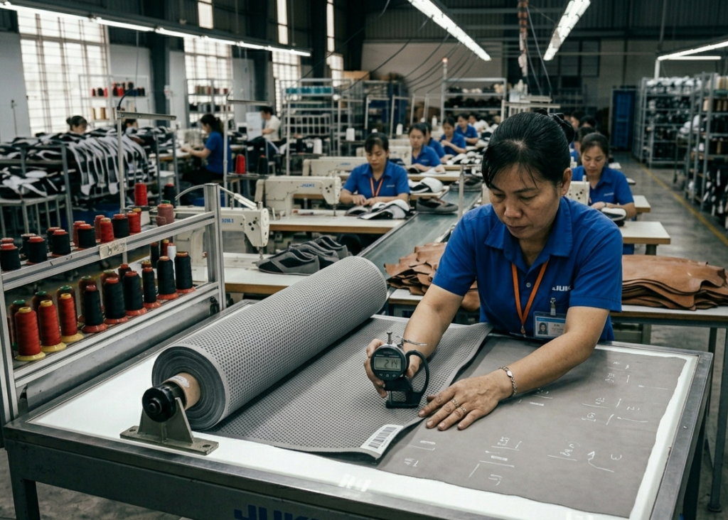 Synthetic material inspection