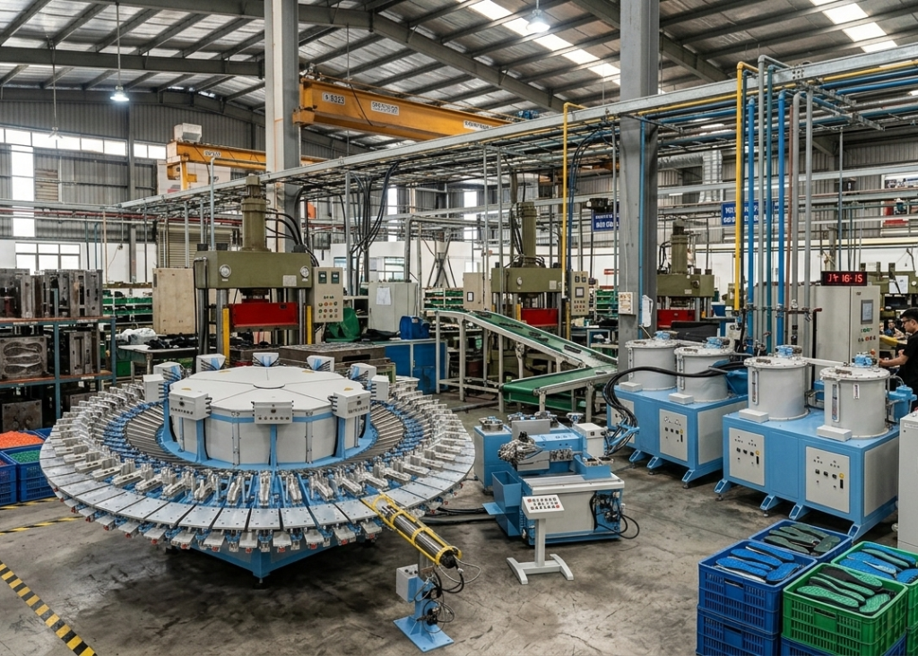 PU Rotary Type Automatic Pouring machine