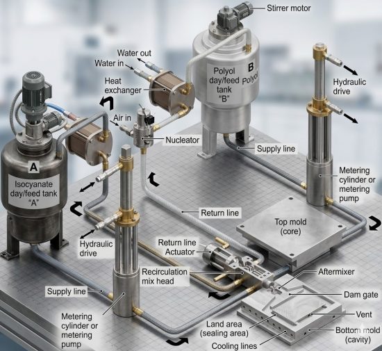 Reaction Injection Moulding Process Flow Chart