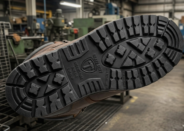 Rubber Outsole used in footwear manufacturing