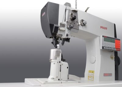 Stitching machine with trimming attachment