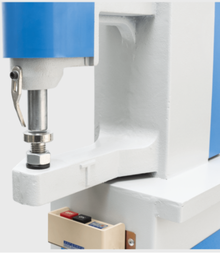 Closeup View of Hammering Machine