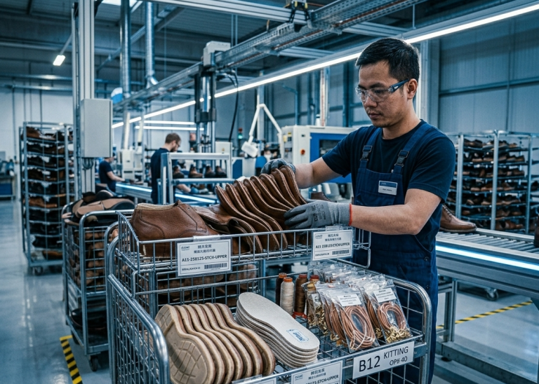 Pre Assembly Operation in Footwear Manufacturing