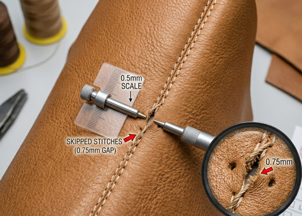 Skipped stitch defect