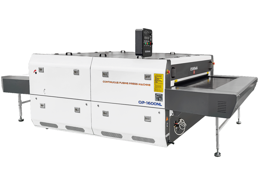 Through Feed Backer Fusing Machine