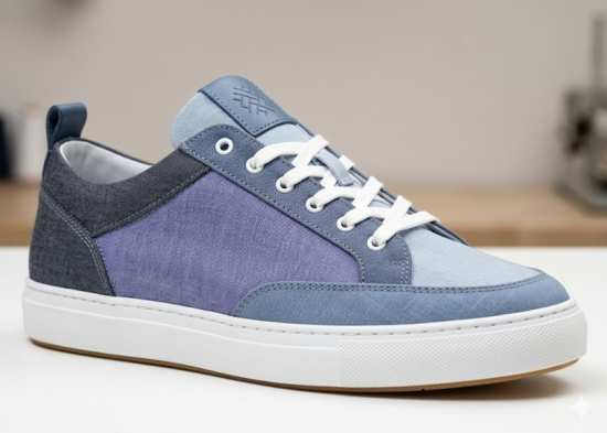 Woven textile upper material
