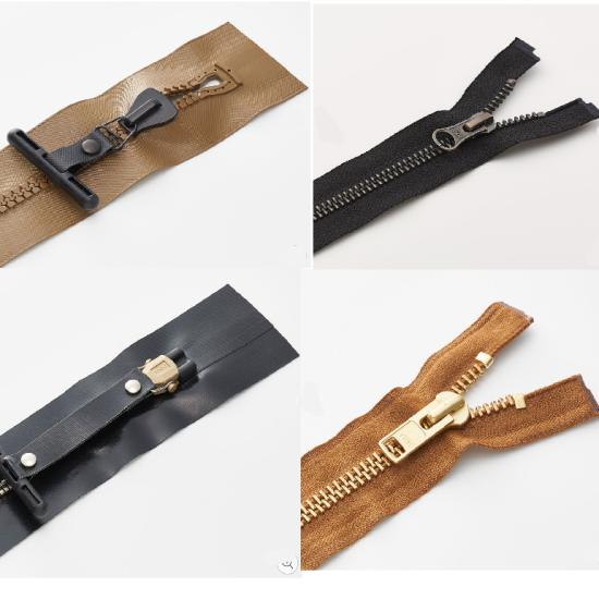 Various Zippers used in Footwear