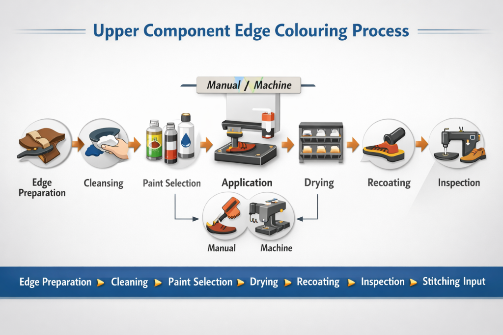 Component Edge Coloring Process Flow Chart