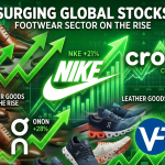 Global footwear and leather stocks weekly gainers April 2026