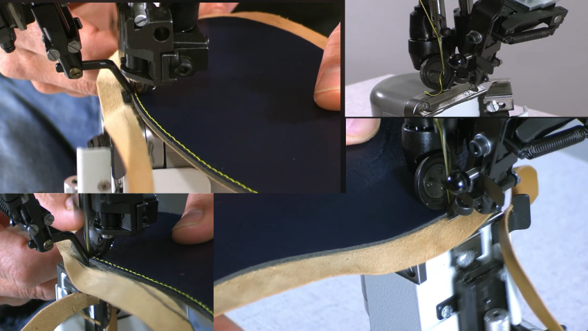 Leather Lining Trimming Collage used in Footwear Manufacturing