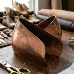 Pre-Molded Leather Counter Stiffener used in Footwear Manufacturing