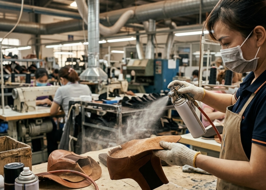 Upper and Lining Lamination in Footwear Manufacturing