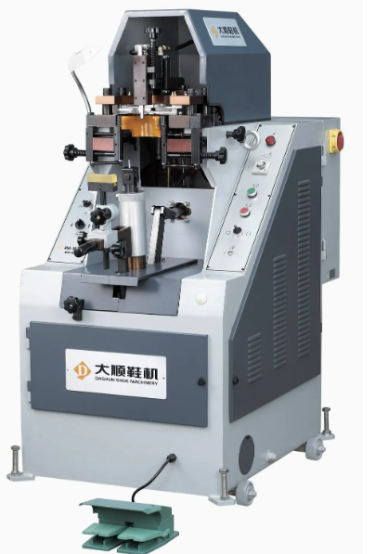 Heel / Seat Wiping and Pressing Machine used in Footwear Manufacturing