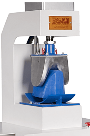 Close-up view of Upper Blocking Machine
