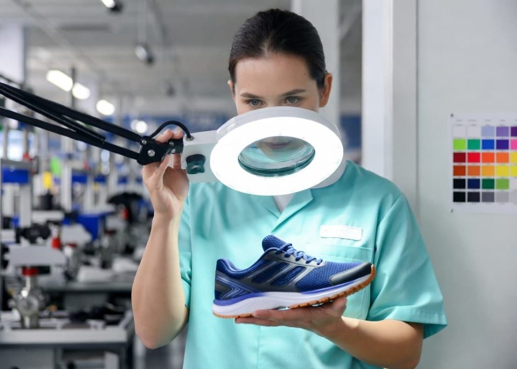 Appearance inspection in footwear manufacturing